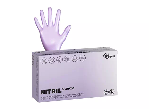 Nitril kesztyű NITRIL SPARKLE 100db