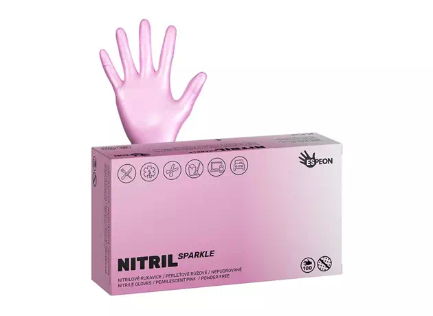 Nitril kesztyű NITRIL SPARKLE 100db