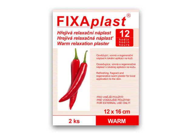 FIXAplast® melegítő relax tapasz 12x16cm