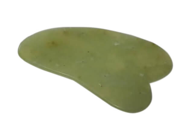 Gua sha kaparó szívecske - jadeit