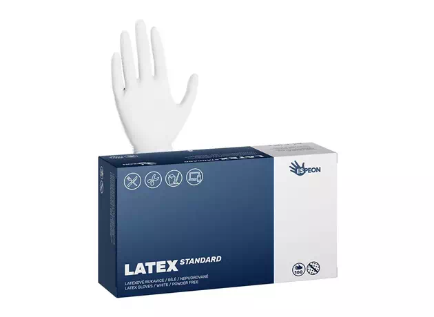 Latex kesztyű LATEX STANDARD 100db