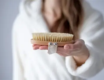 Dry brushing vagy a bőr tisztítása száraz kefével 